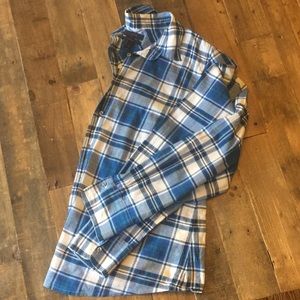 J Crew Plaid Button Down Perfect Plaid Shirt Sz 12